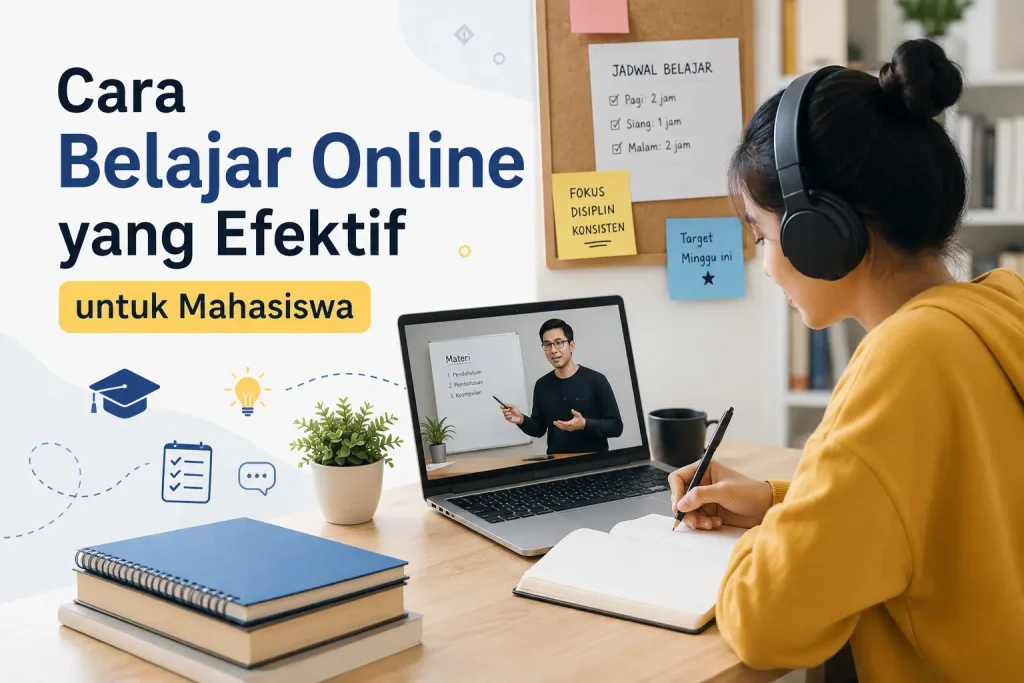 Cara Belajar Online yang Efektif untuk Mahasiswa di Era Digital