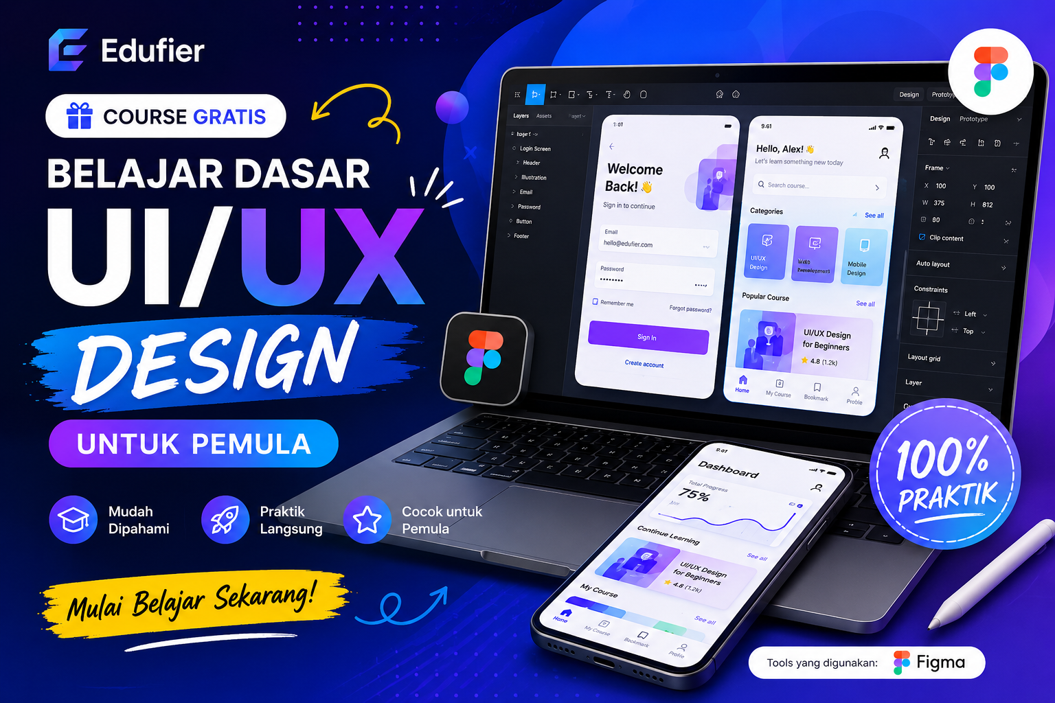 Belajar Dasar UI/UX Design untuk Pemula